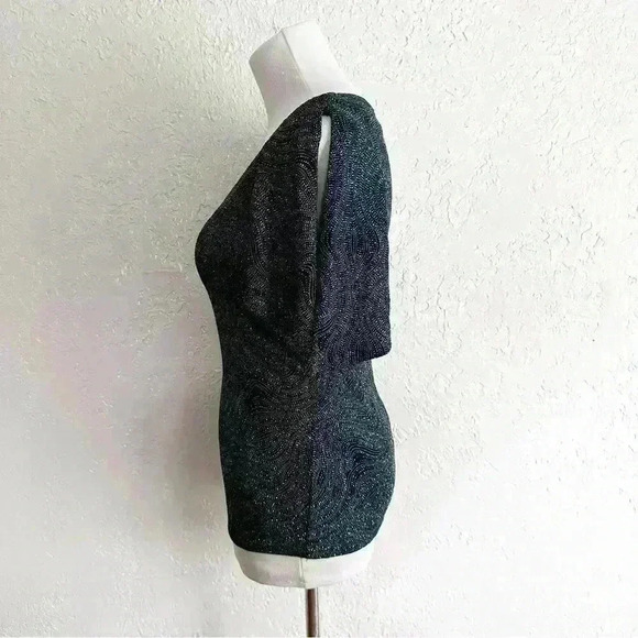 Vintage sparkle fitted top size small - Picture 8 of 13